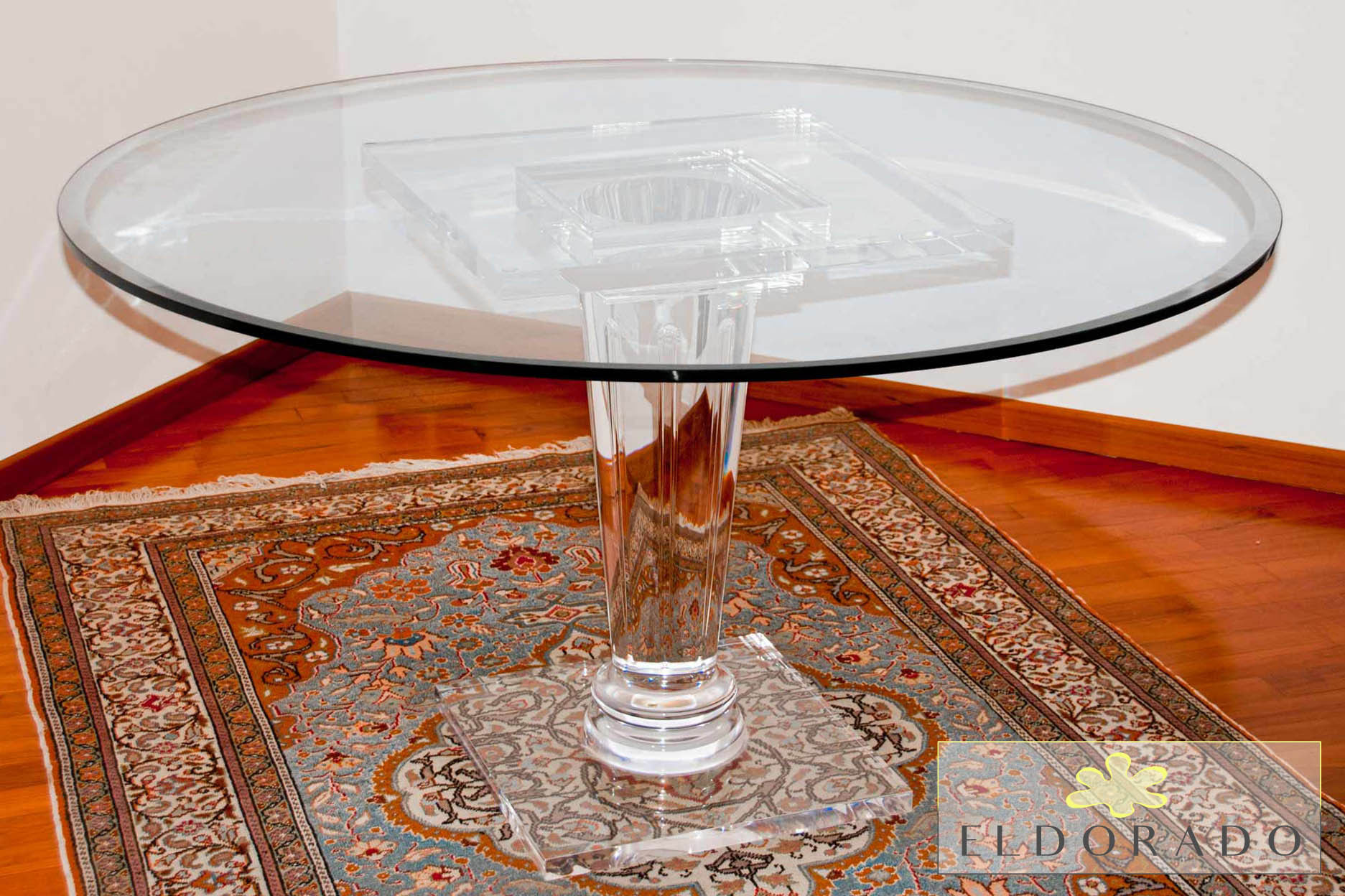 Colonna in plexiglass FIDIA fusto diam 20 h 75
