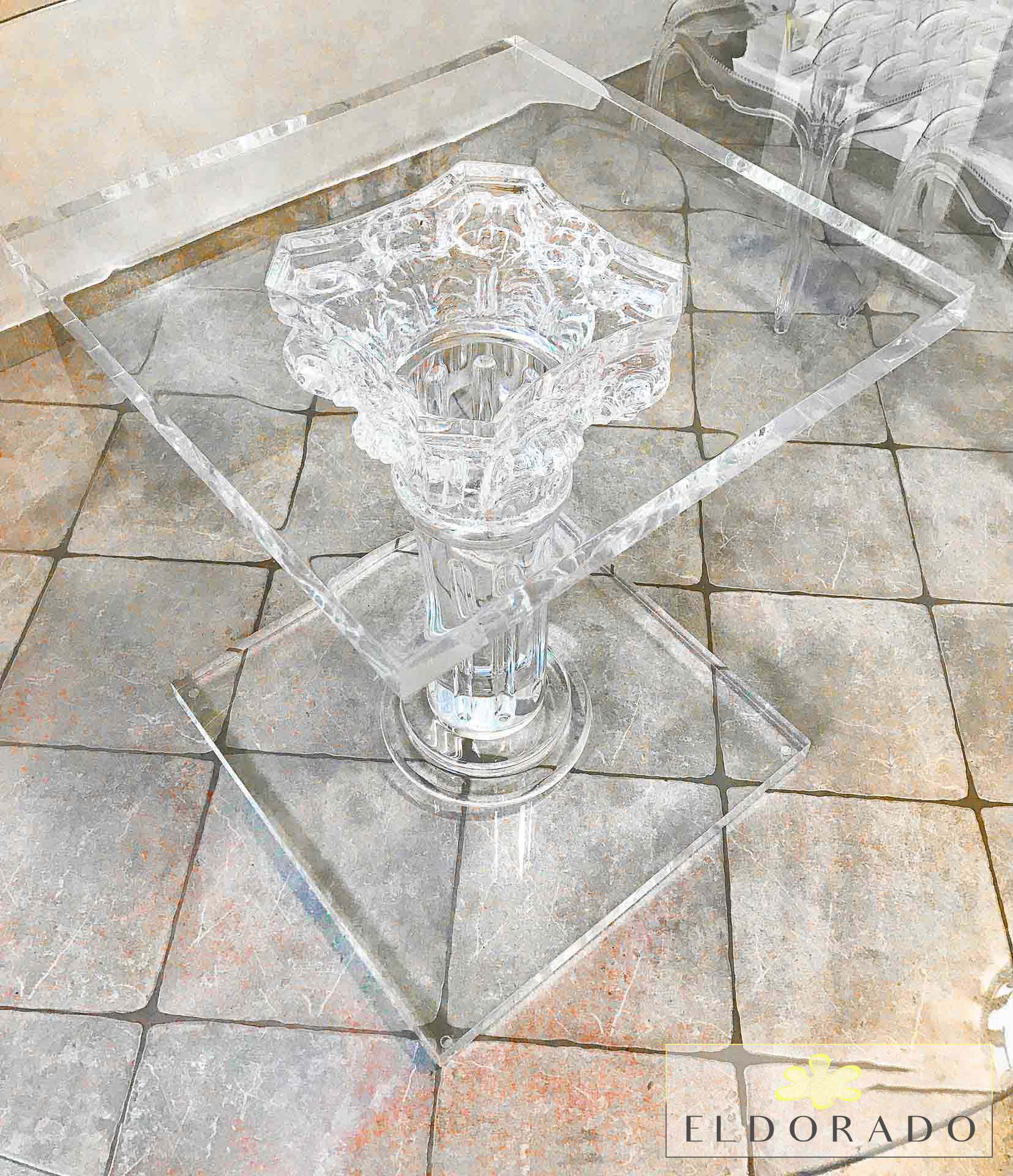 Colonna in plexiglass CORINZIO h 75