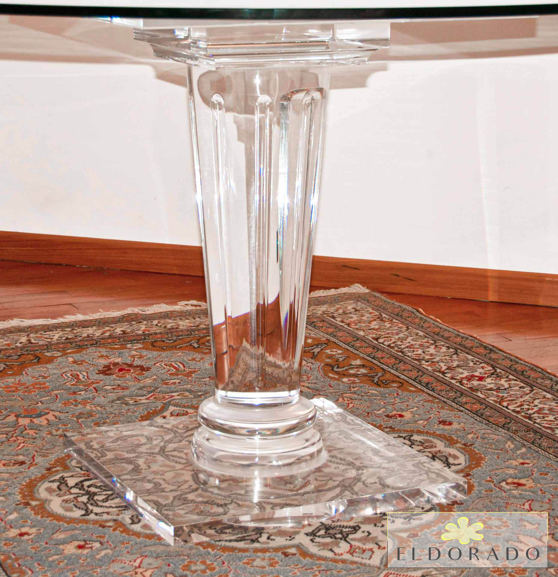 Colonna in plexiglass FIDIA fusto diam 20 h 75