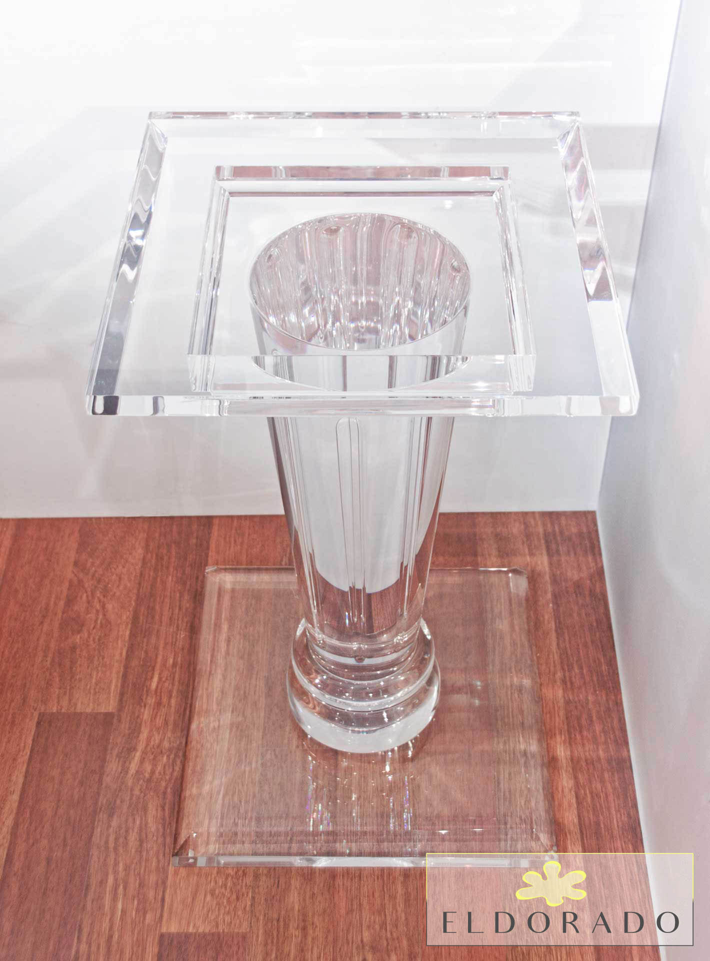 Colonna in plexiglass FIDIA fusto diam 20 h 75
