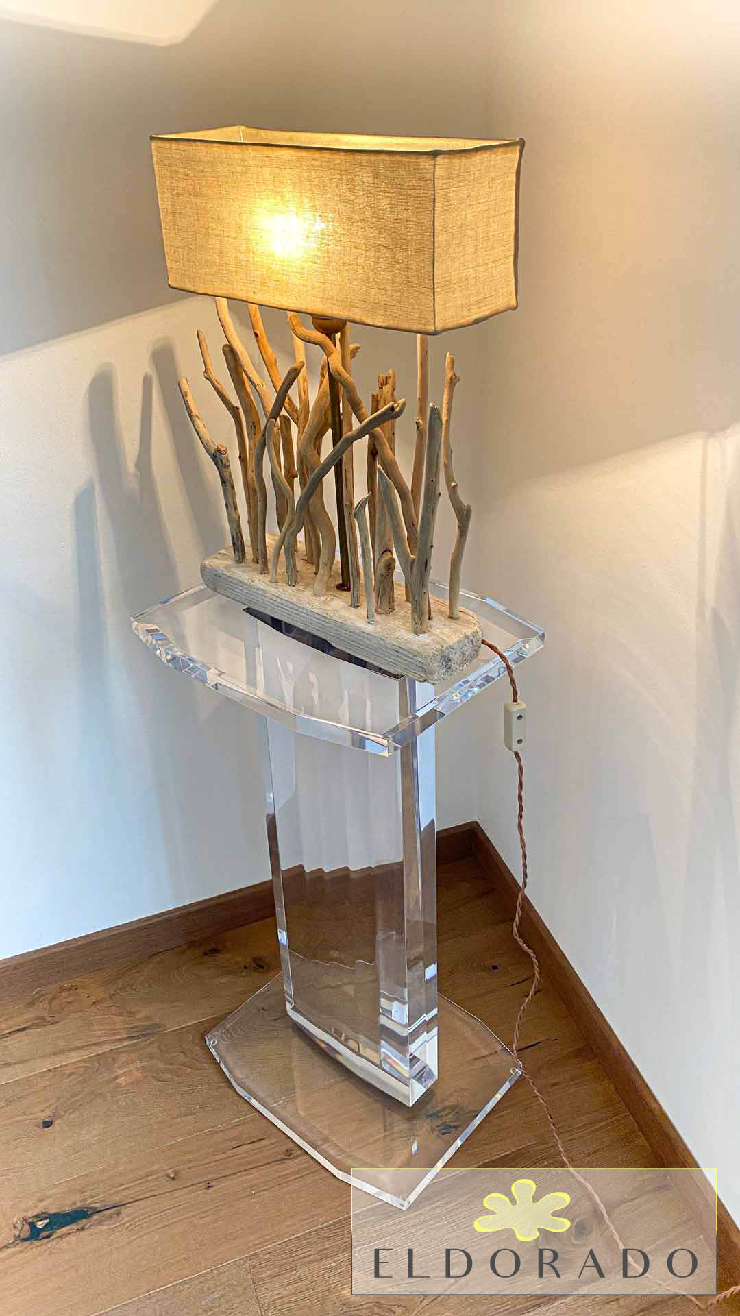 Colonna in plexiglass M12 h 75