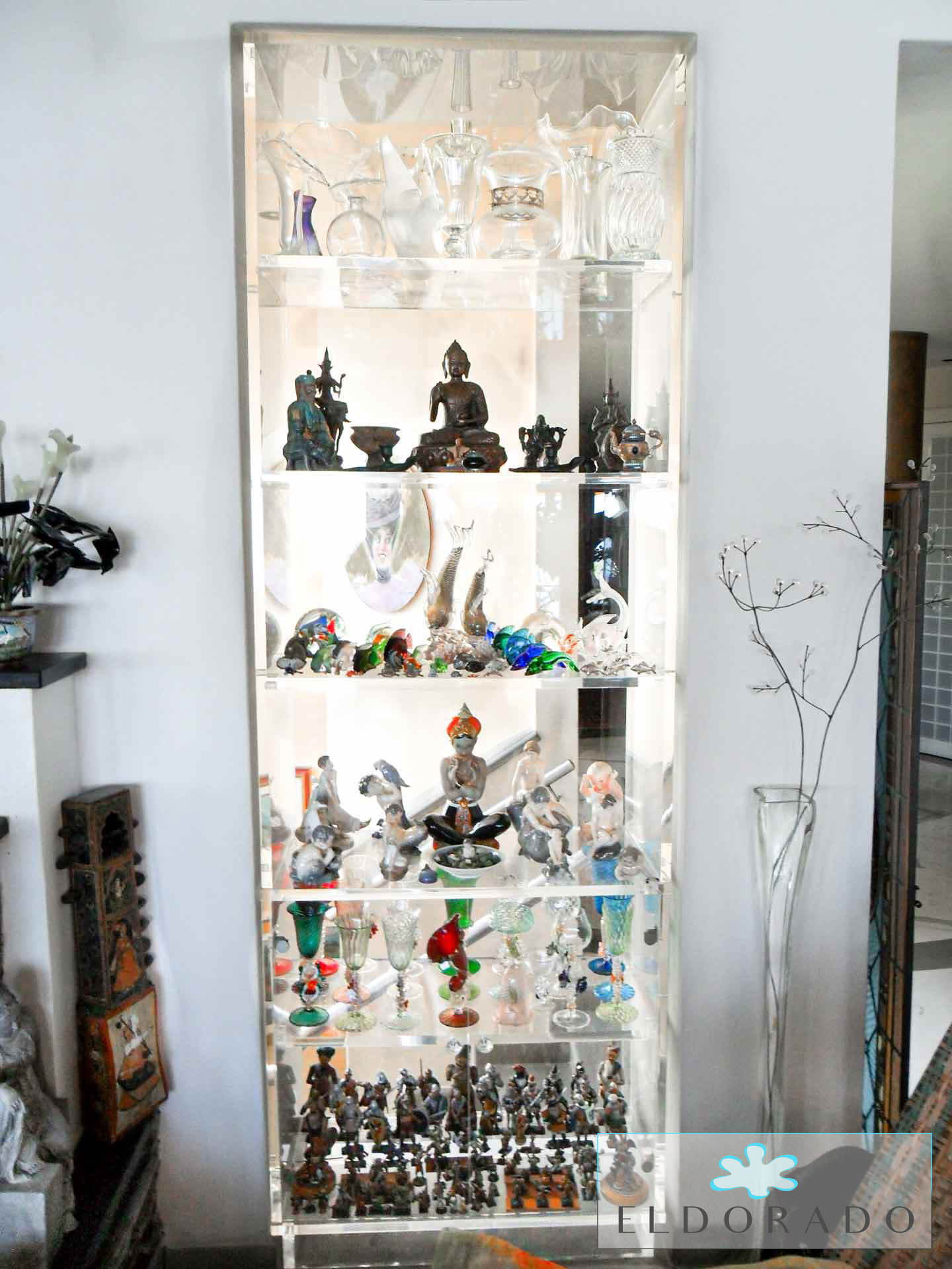 Libreria in plexiglass BLOCCO20 cm 70 x 30 h 220