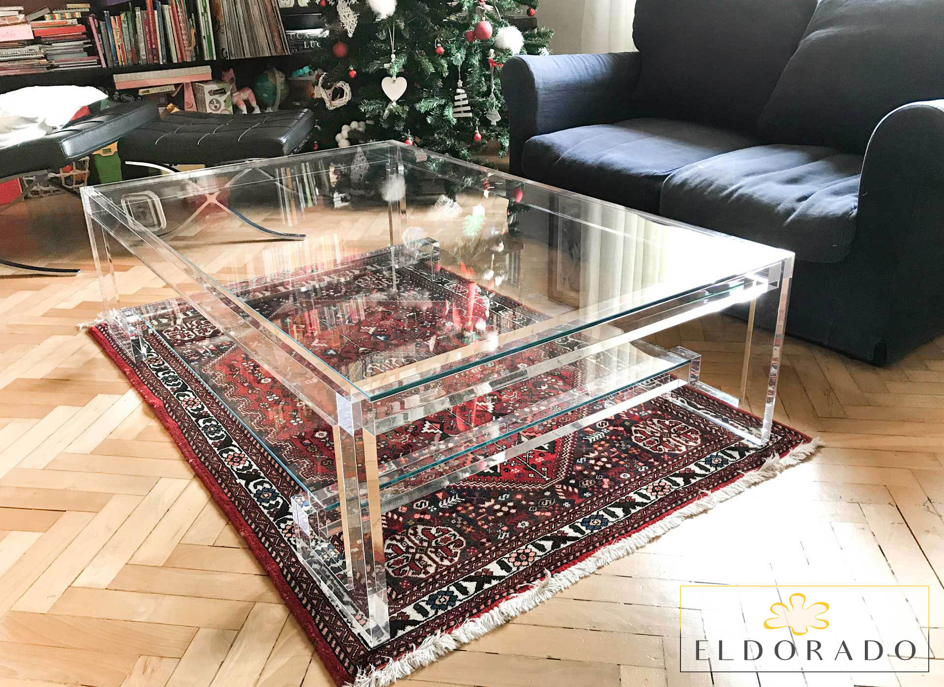 Tavolino in plexiglass VERSO cm 140 x 90 h.40 