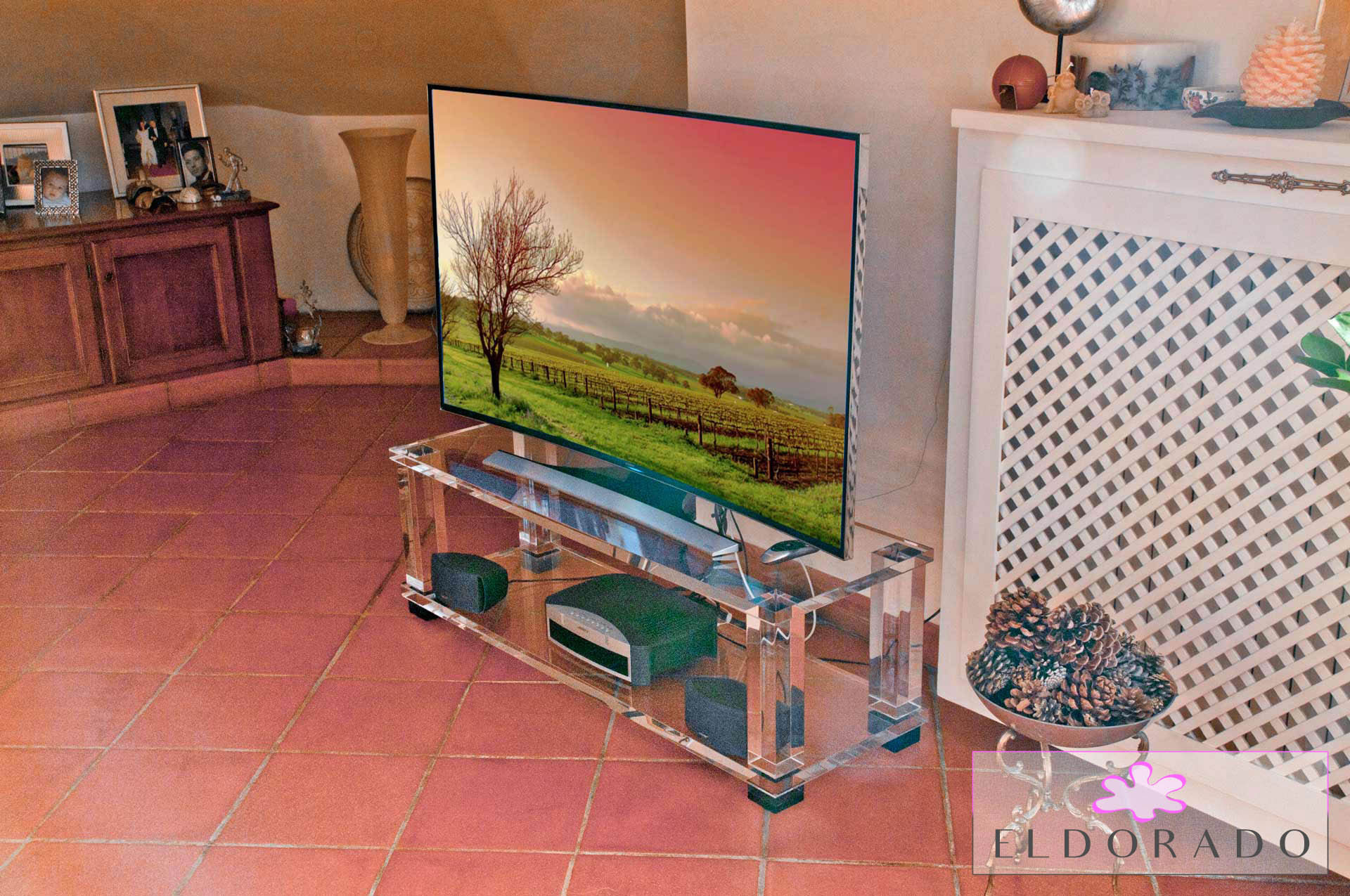 Mobile TV in plexiglass 4P cm 120 x 40 h 50