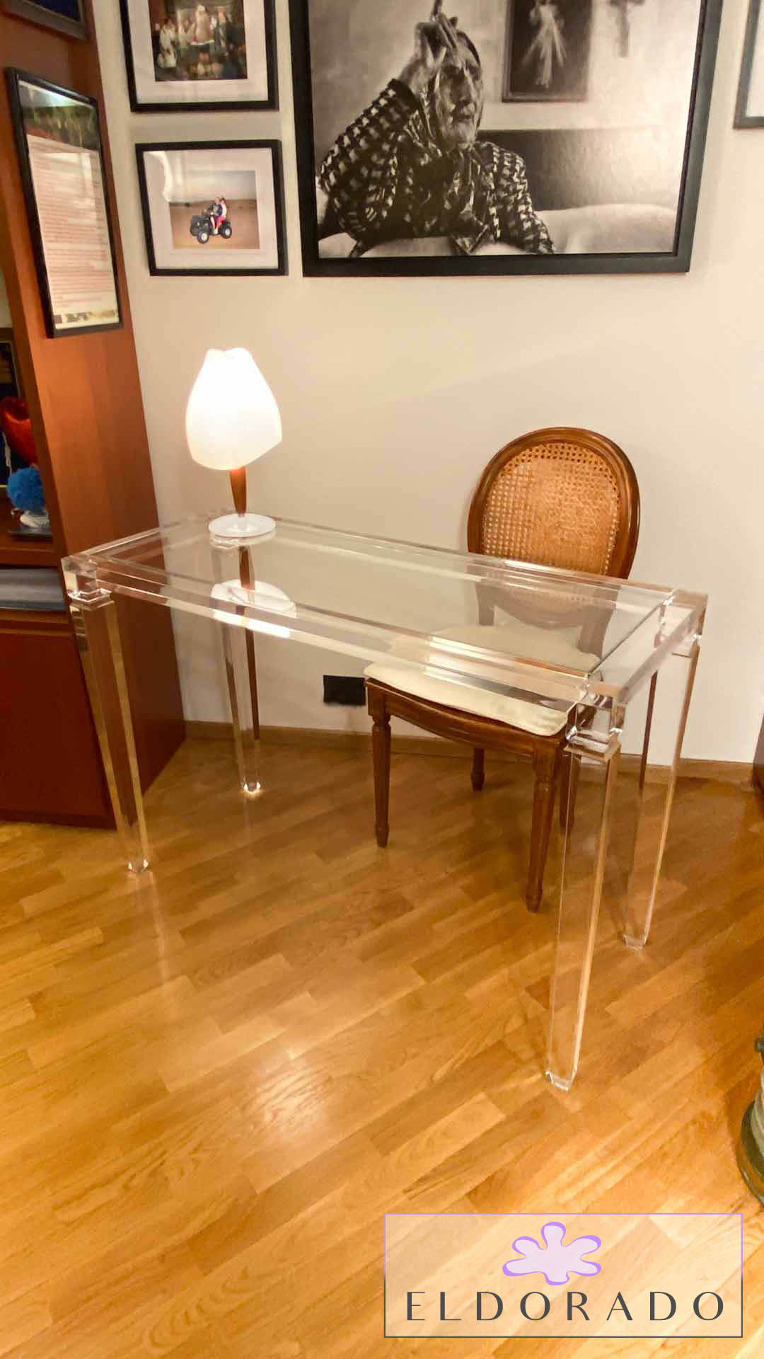 Scrivania in plexiglass LV1 cm 110 x 45 h.75