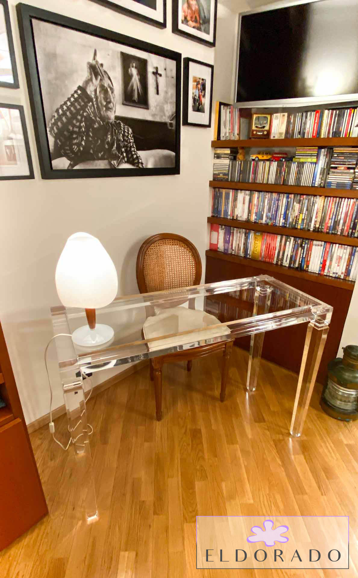 Scrivania in plexiglass LV1 cm 110 x 45 h.75