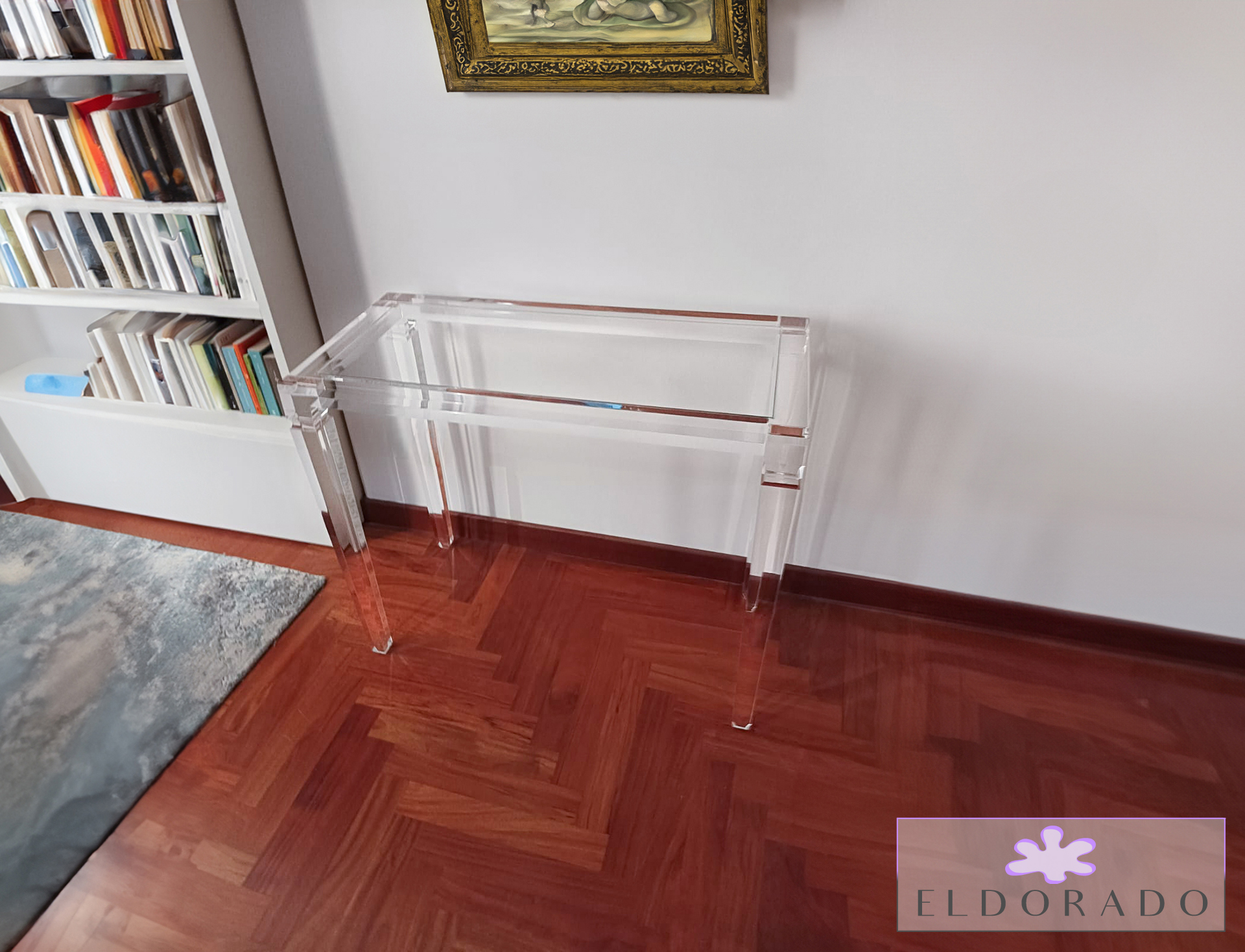 Scrivania in plexiglass LV1 cm 125 x 70 h.75