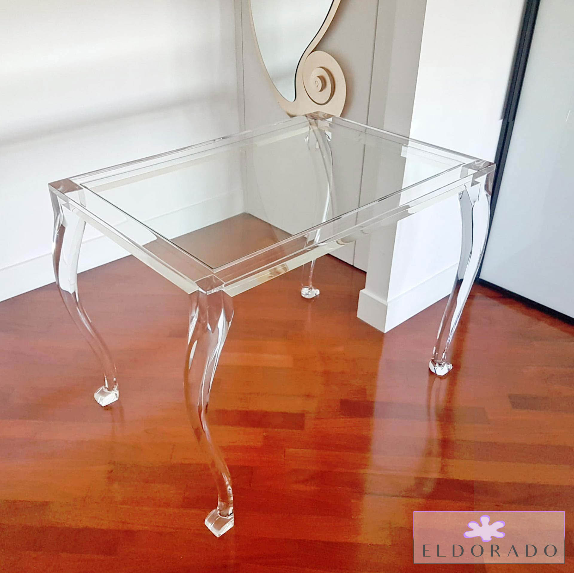 Scrivania in plexiglass 800 cm 100 x 60 h.75