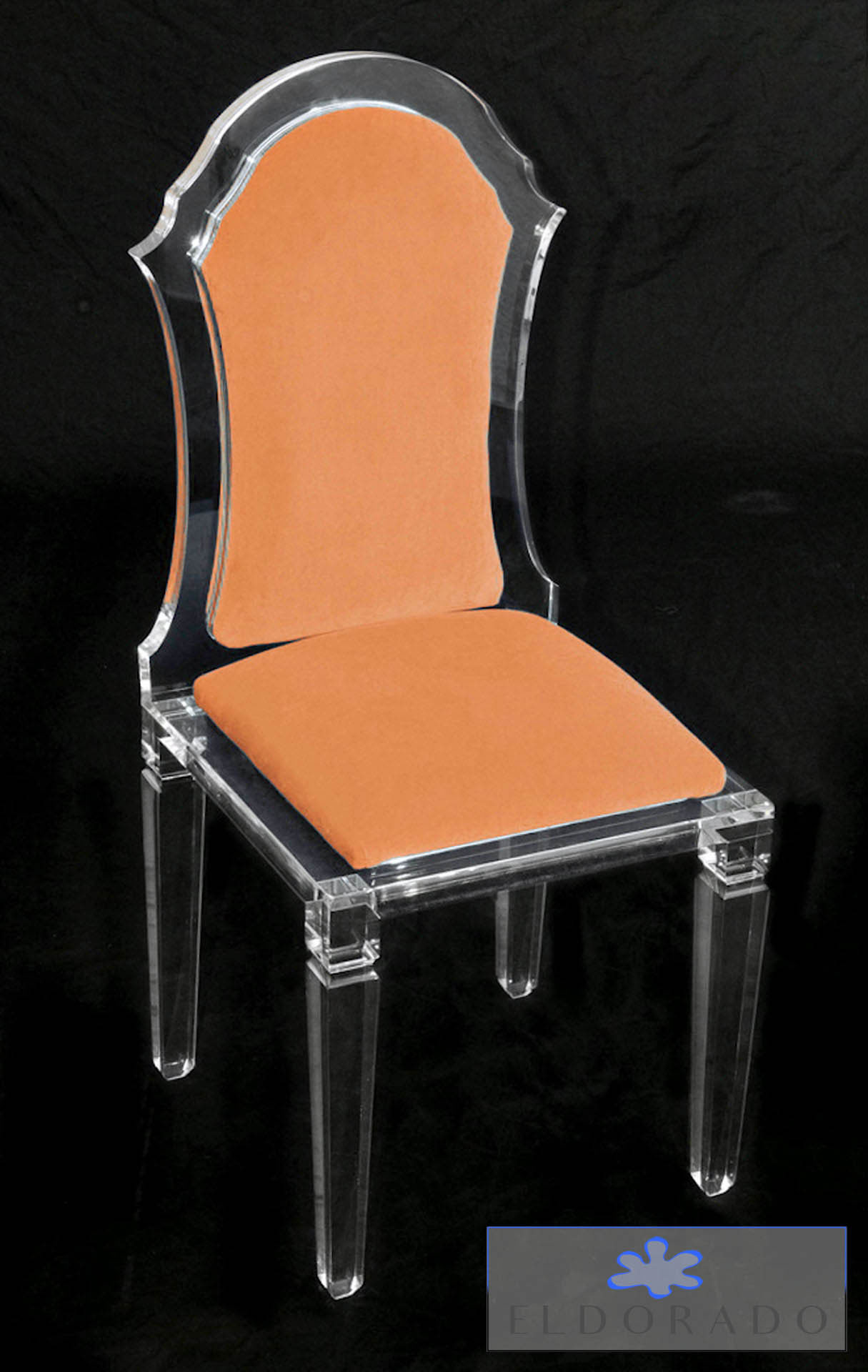 Sedia in plexiglass LV1 sagomata 