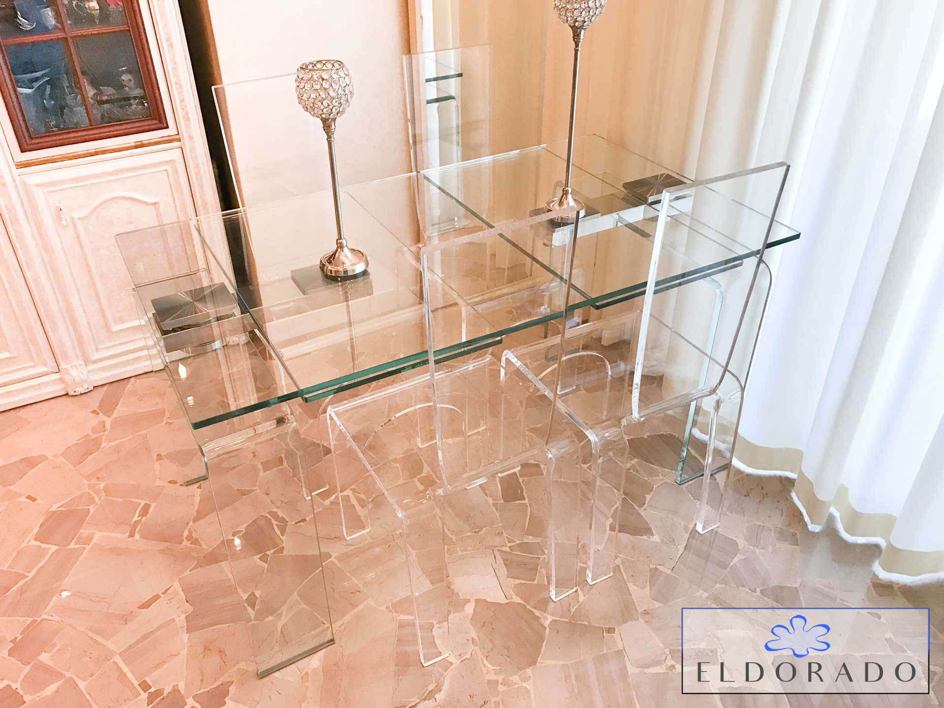 Sedia in plexiglass STALLER